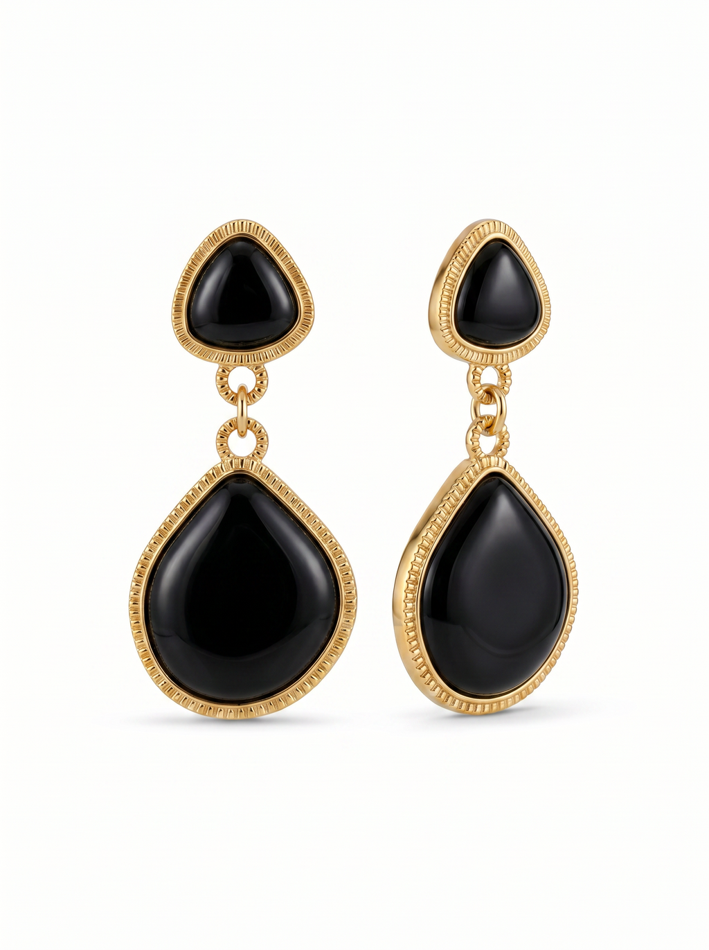 Les Boucles Goutte - Noire