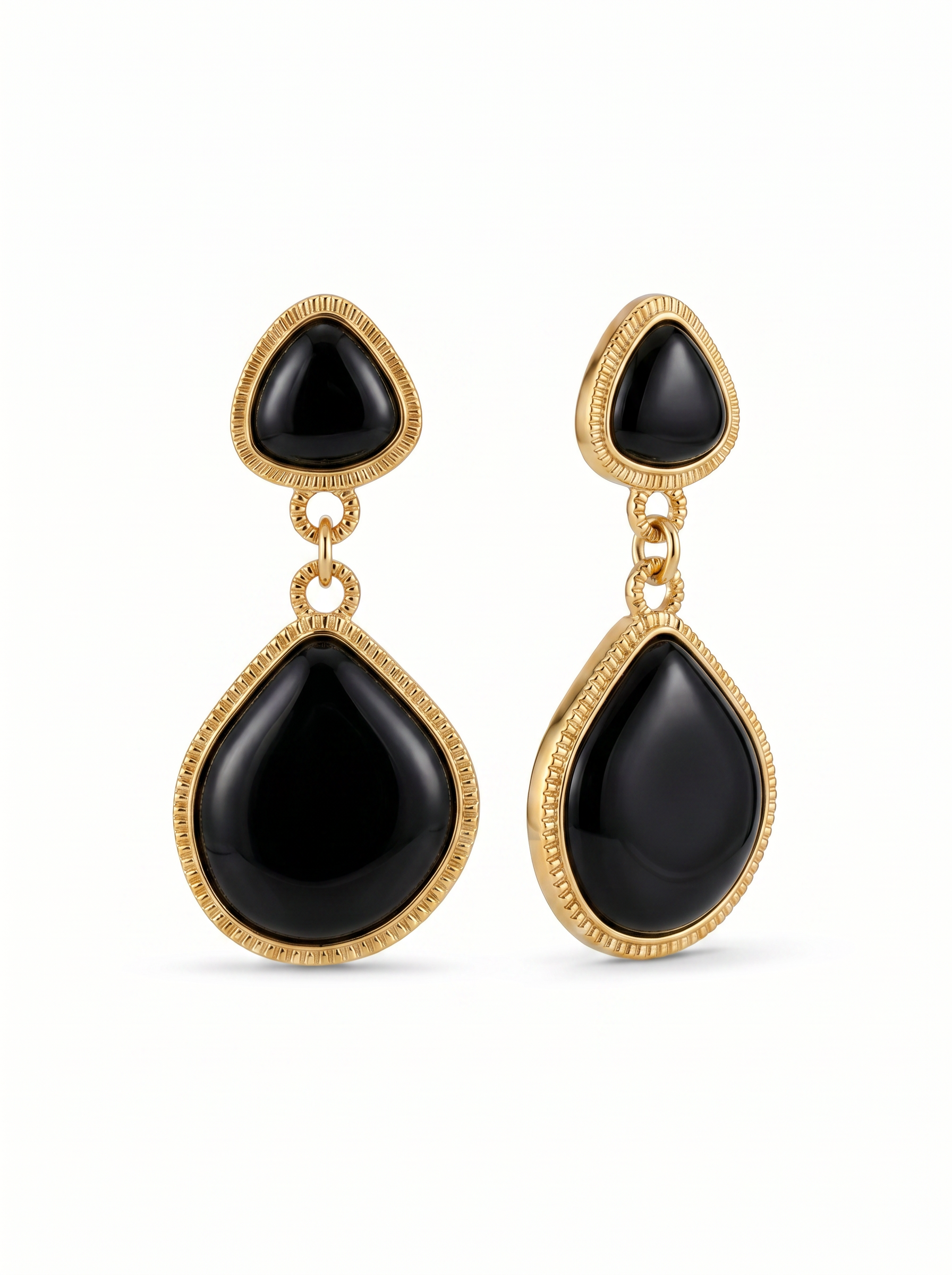 Les Boucles Goutte - Noire